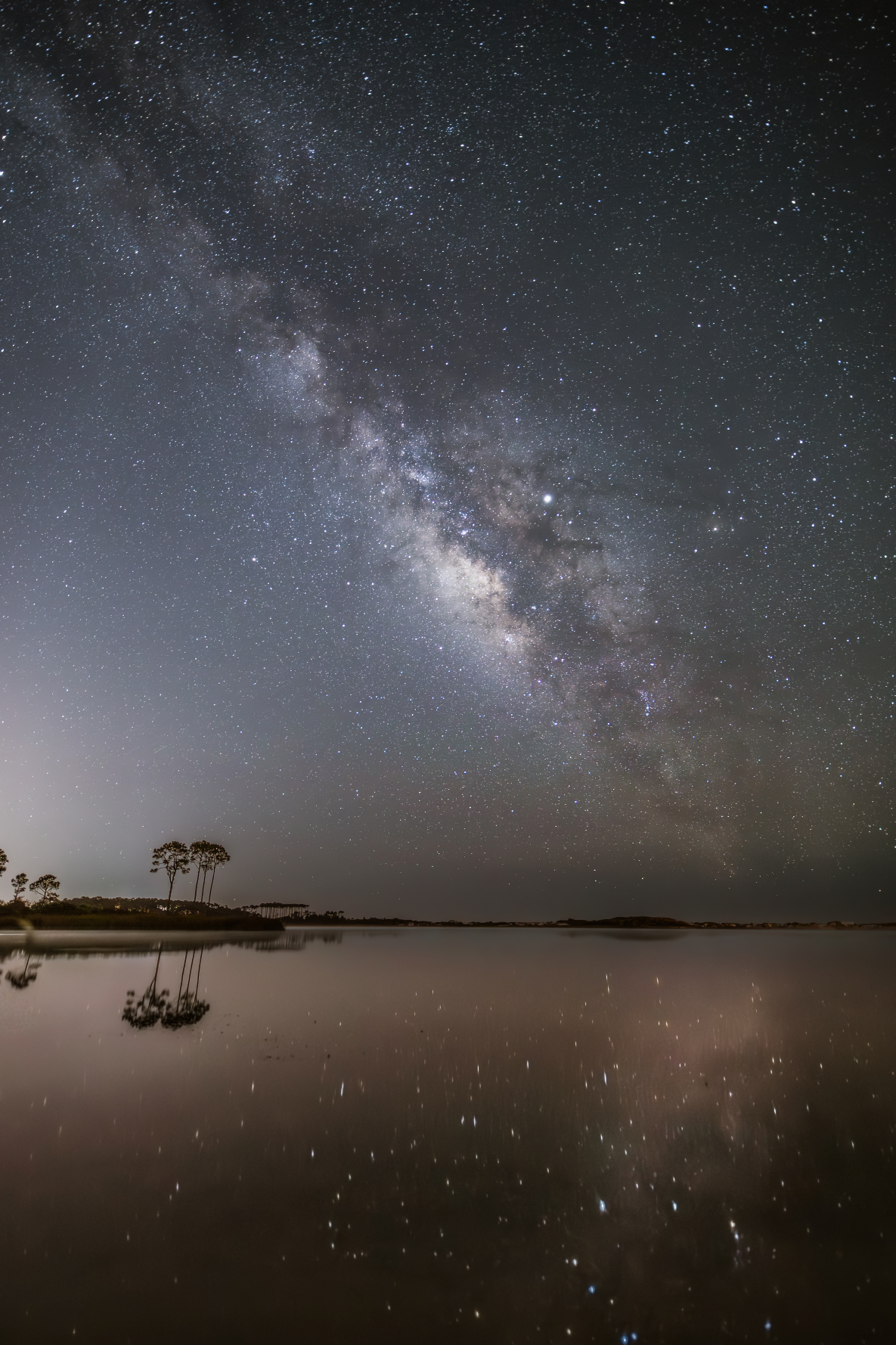 Western Lake in Space